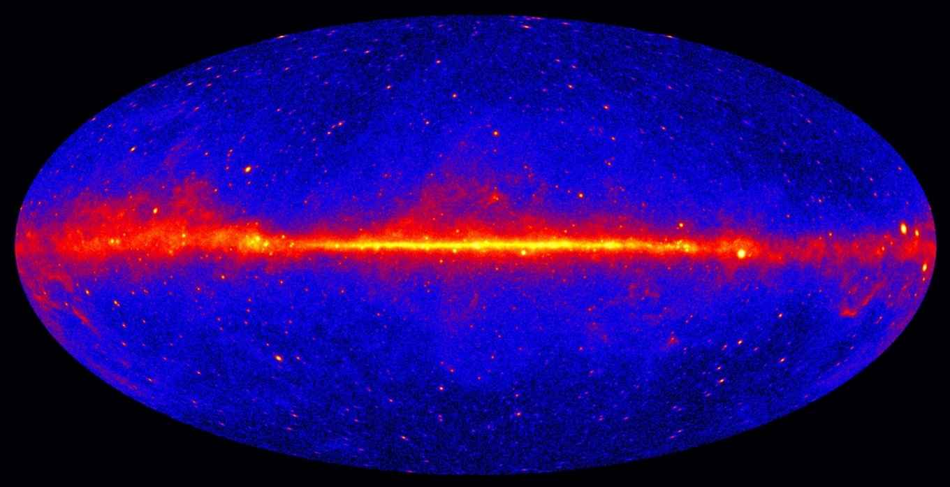 Het heelal in gammastraling.