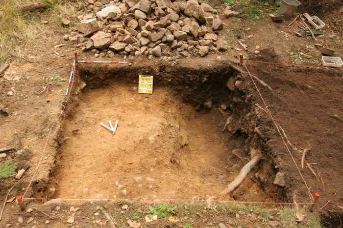 Trial excavations at cetkov photo by permission of Pavel Vareka