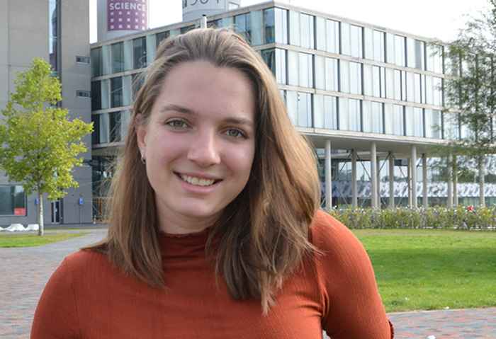 Meike Schoones studentvoorlichter biologie