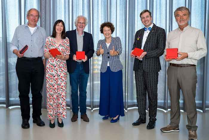 The Honorary Medallion laureates of 2022 (photo: Van harte gefotografeerd!)