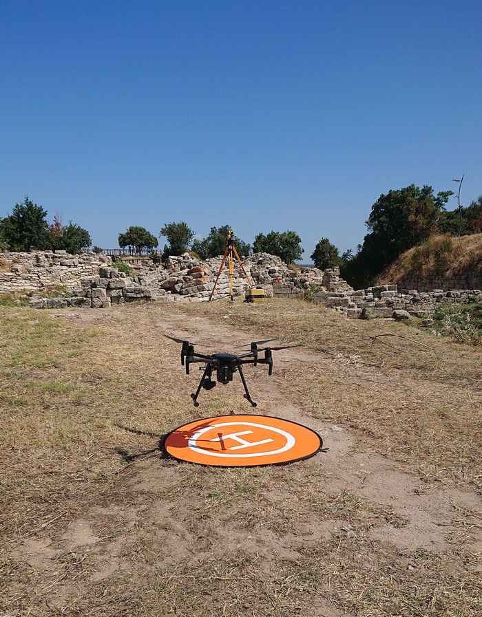 Drone in Troy (Turkey)