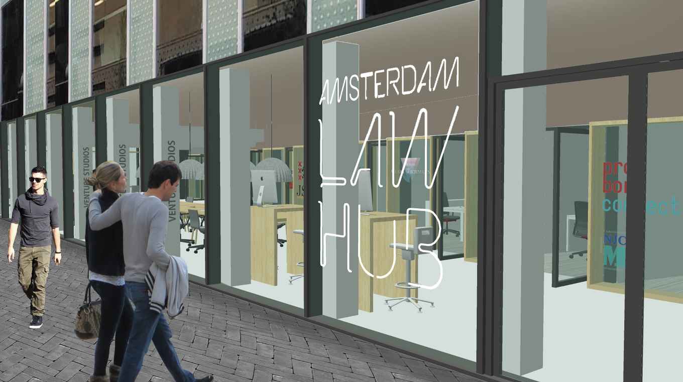 Impressie van de Amsterdam Law Hub