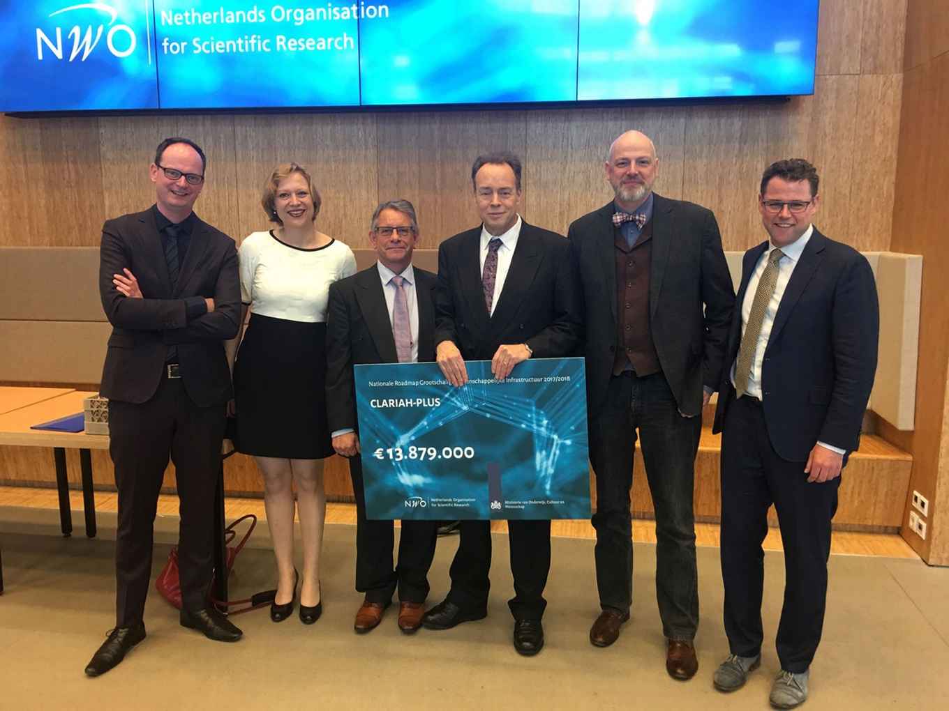 CLARIAH PLUS gehonoreerd met 13,8 miljoen euro