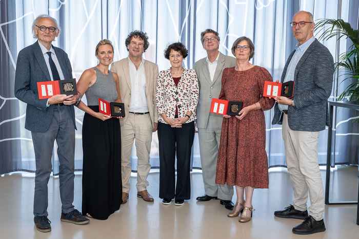 The Honorary Medallion laureates of 2023 (photo: Van harte gefotografeerd!)