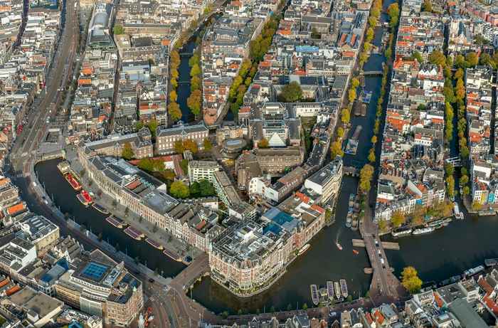 Luchtfoto van het Universiteitskwartier