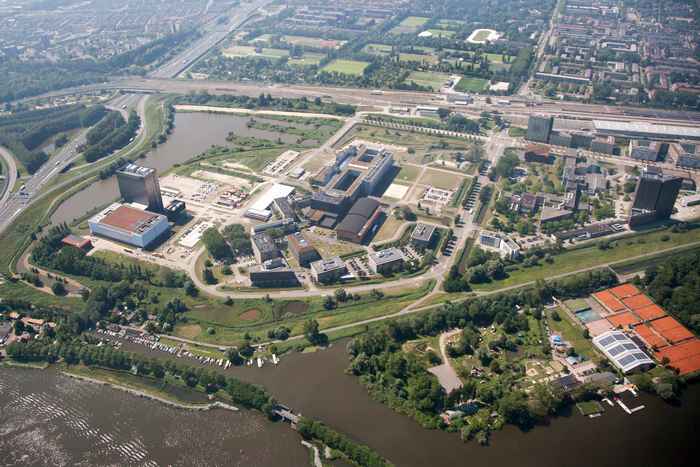 Amsterdam Science Park seen from the sky (2017)