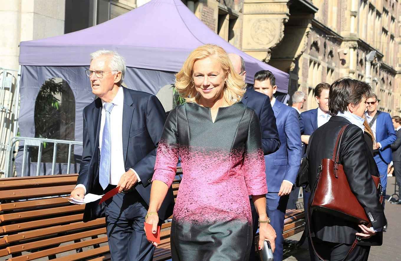 sigrid kaag, leader of D'66 political party