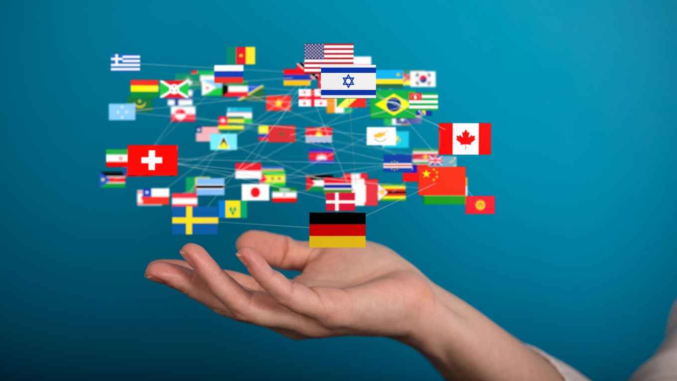 Allemaal vlaggen van verschillende landen