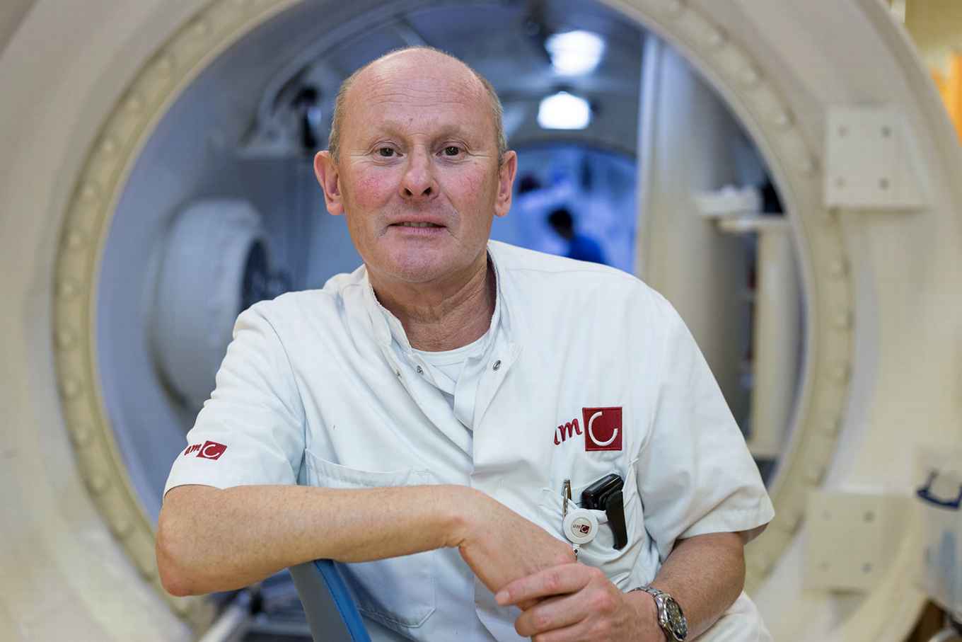 dhr. prof. dr. Rob van Hulst, hoogleraar AMC, Anesthesiologie, i.h.b. hyperbare en duikgeneeskunde