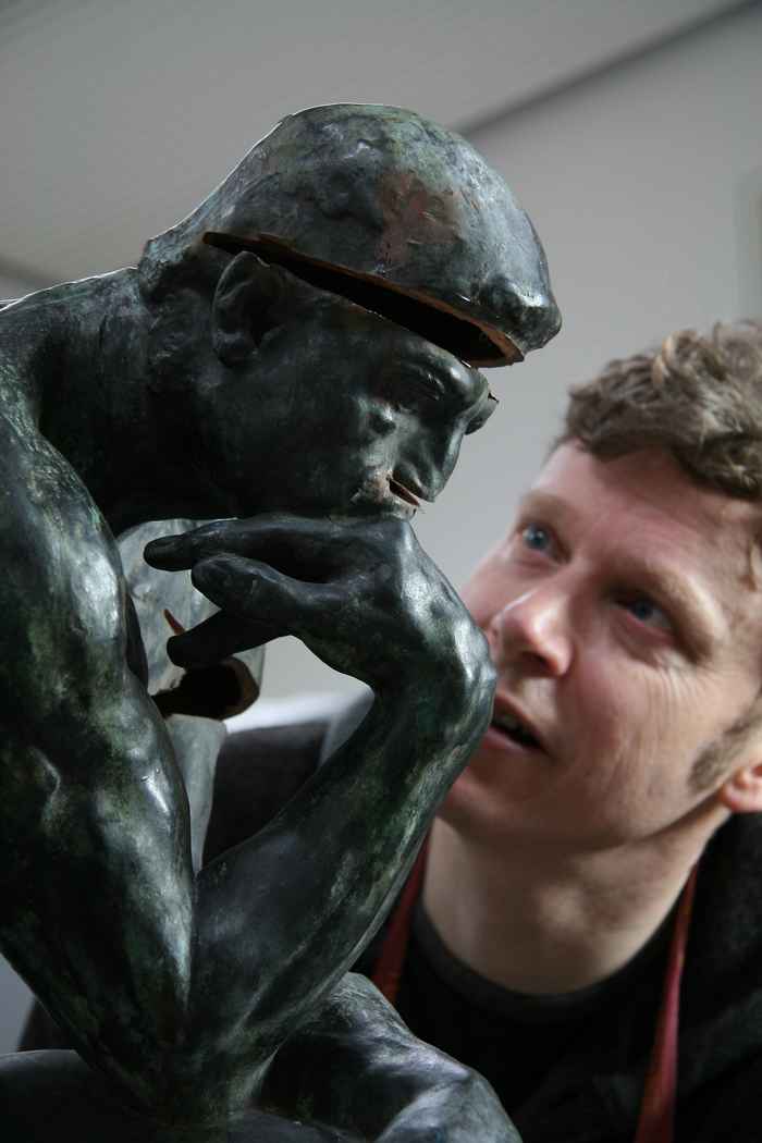 Tonny Beentjes en De Denker van Rodin