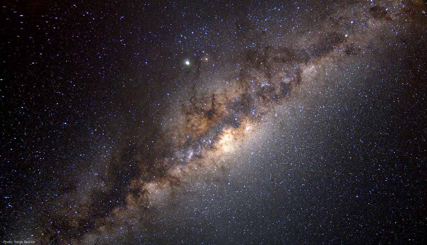 Carousselbeeld van de melkweg