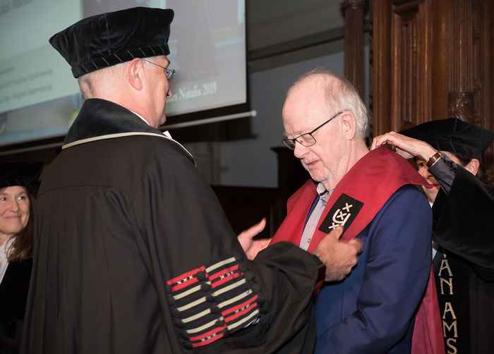 Louis Andriessen krijgt het eredoctoraat toegekend op de Dies Natalis in 2019