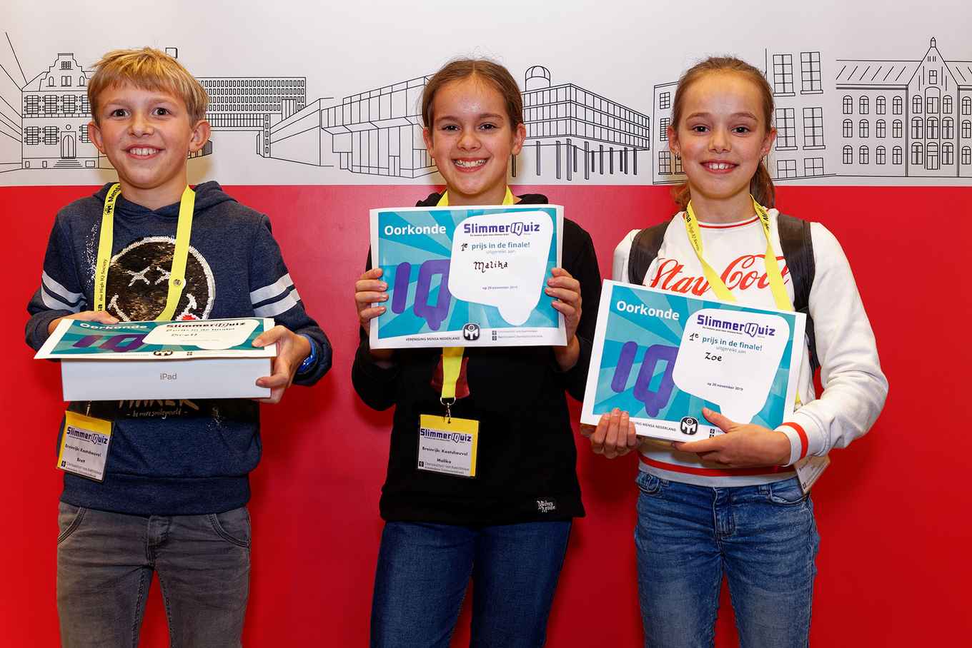 Brett, Malike en Zoe winnaars 1e prijs