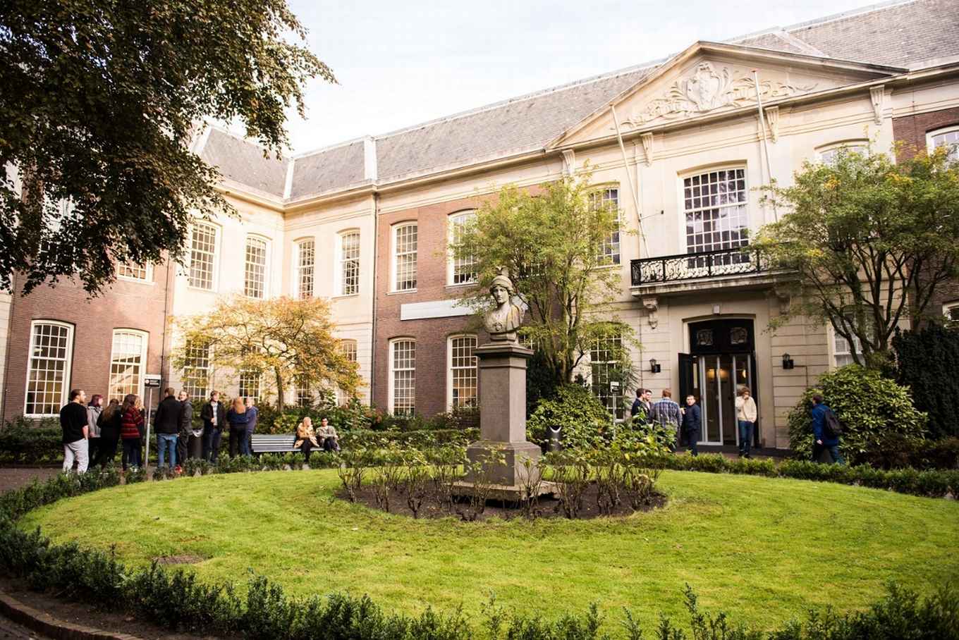 Stockfoto binnenplaats Oudemanhuispoort