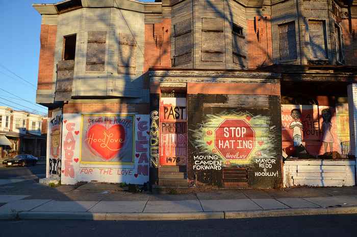 Row houses in Camden New Jersey