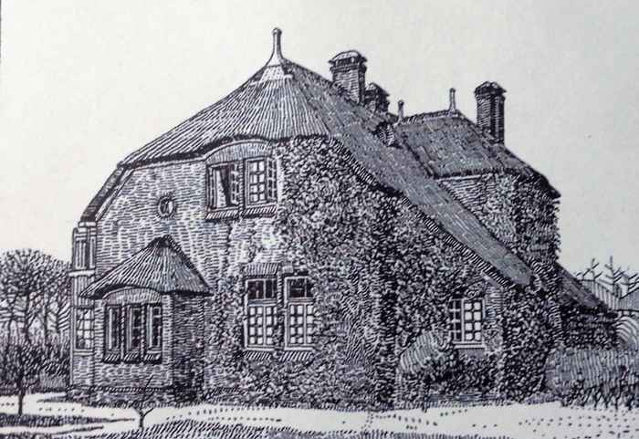 Beschouwingen over bouwkunst en hare ontwikkeling uit 1911, Berlage, H.P. Tekening door: Johan Briedé.