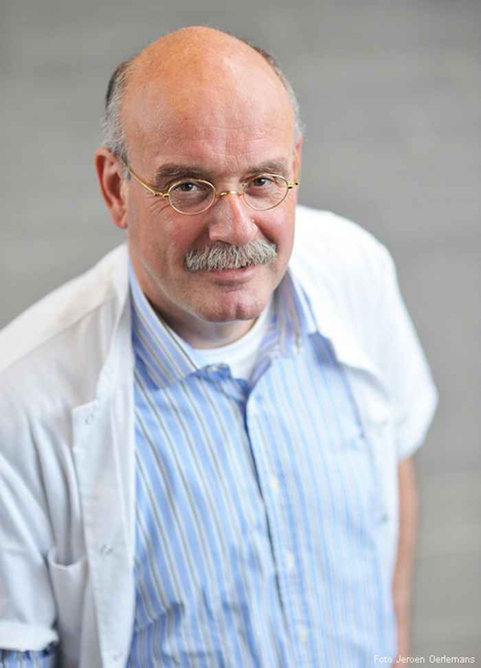 dhr. prof. dr. Sieberen van der Baan, Medewerker AMC, hoogleraar Mucosale pathologie van de bovenste luchtwegen inclusief het oor, foto Jeroen Oeremans