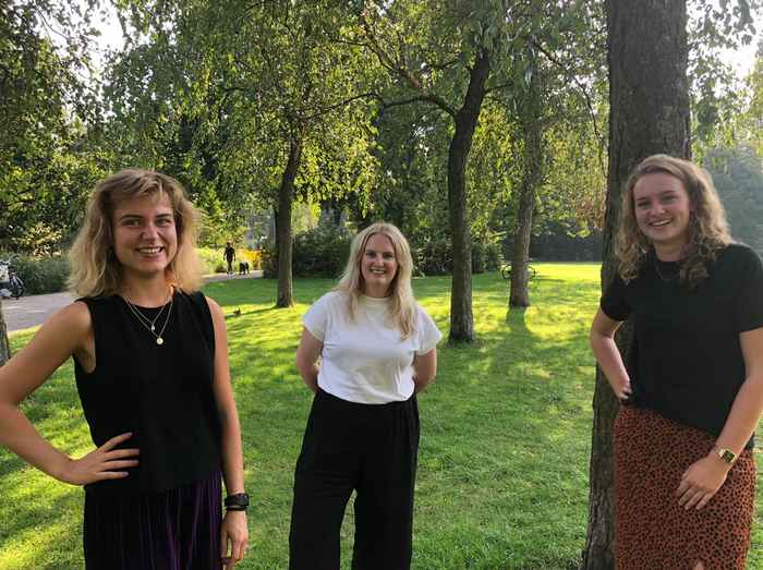 V.l.n.r. Anouk van Doorn, Ilvy van der Steen en Rosa Helmantel