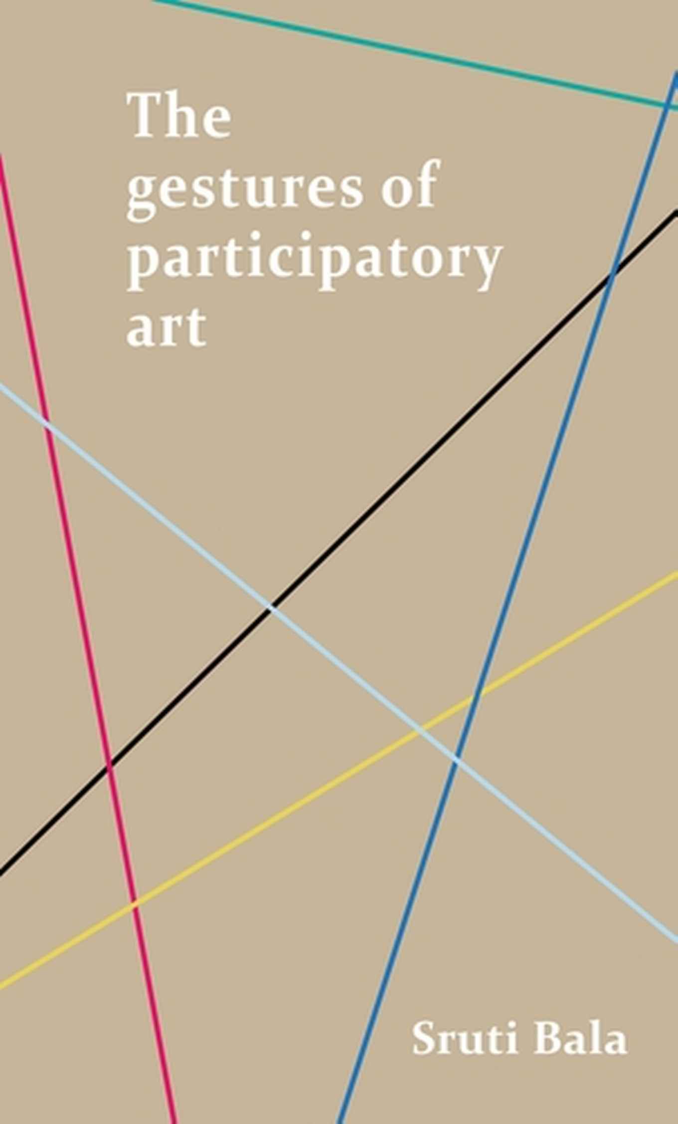 Boekomslag The gestures of participatory art