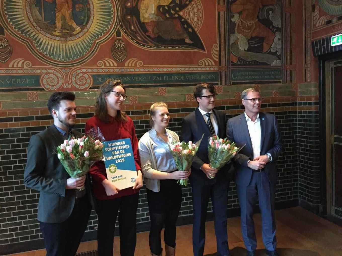 Rosa Kösters wint Scriptieprijs Vakbeweging 2018