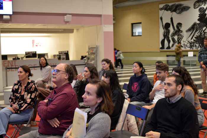 foto van het publiek