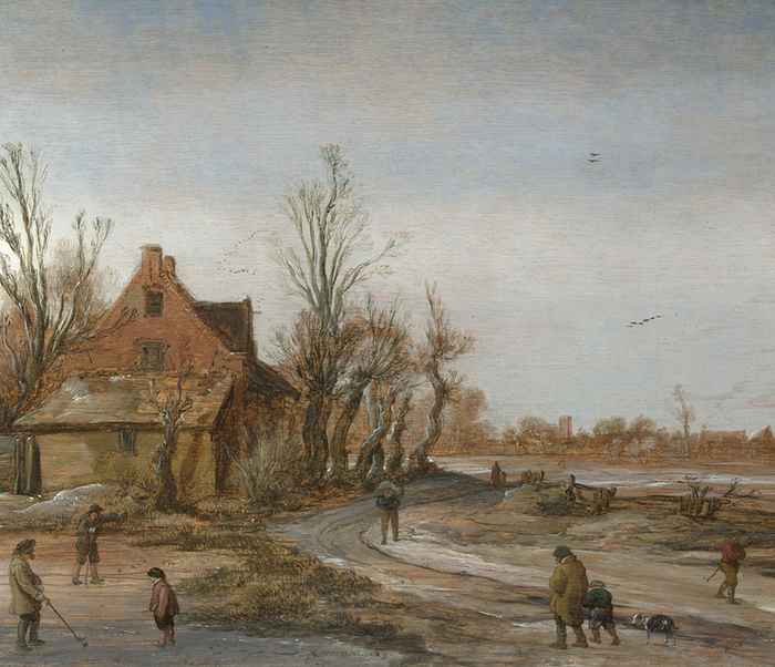 Esaias van de Velde, A Winter Landscape, 1623. National Gallery, London
