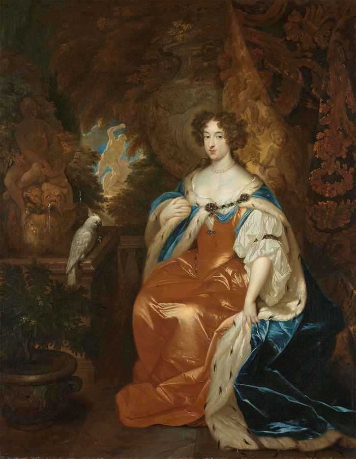 Een geschilderd portret van Maria Stuart