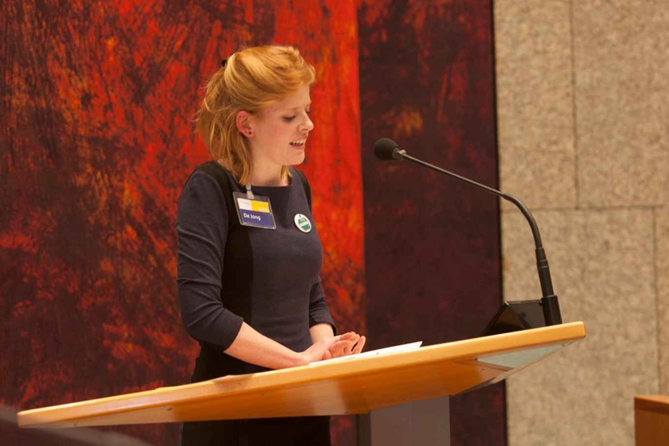 Studentenparlement 2017: De Jong