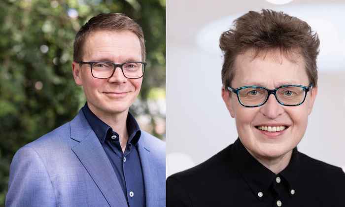 Arno Kourula (L) en Ans Kolk