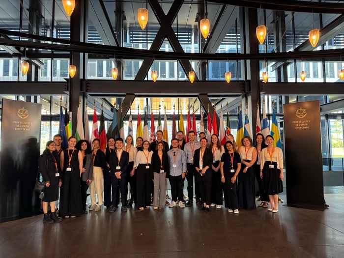 Students at the Court of Justice of the European Union