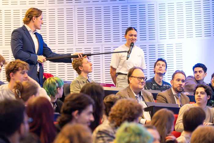 In gesprek met studenten