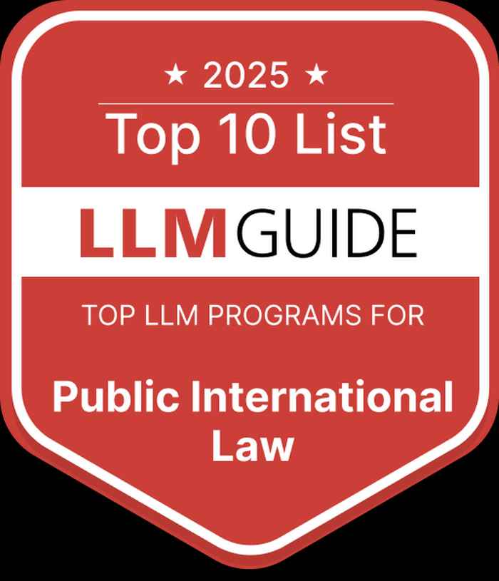 Top LLM programs Public International Law