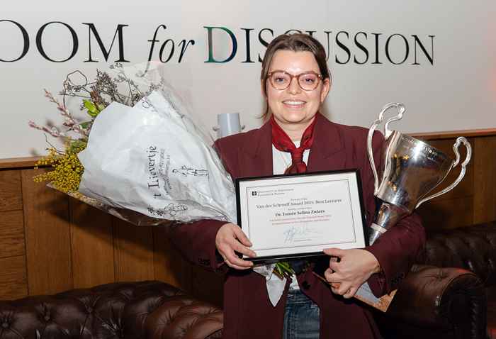 Van der Schroeffprijs winnaar Esmée Zwiers