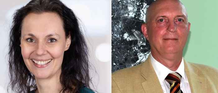 Corine Boon (L) en Tom van Engers