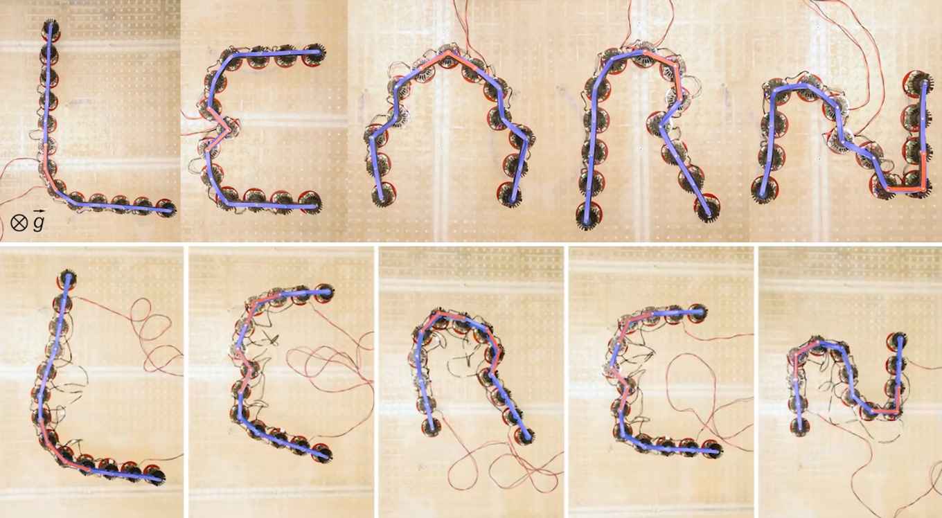 De nieuwe metamaterialen kunnen elke vorm aanleren