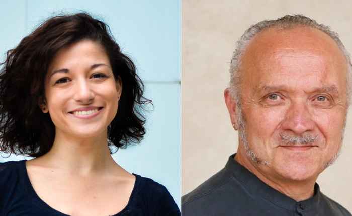 Giorgia Romagnoli (L) and Arthur Schram